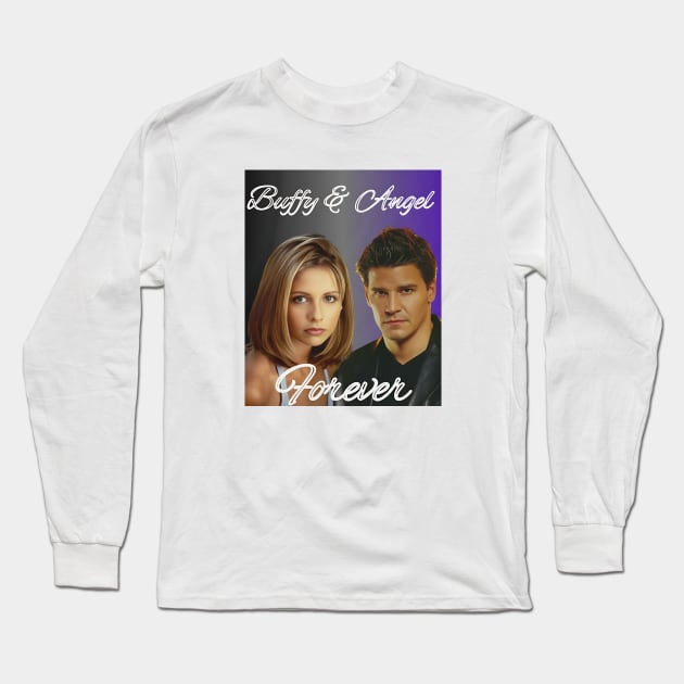 Buffy the Vampire Slayer, Buffy Merch Long Sleeve T-Shirt by Mendozab Angelob